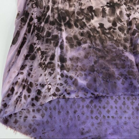 Ma+Ch Marika Charles Amethyst Hand Dyed Silk Tank - Picture 3 of 15
